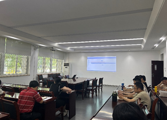 药学院参加学科竞赛管理平台使用培训会